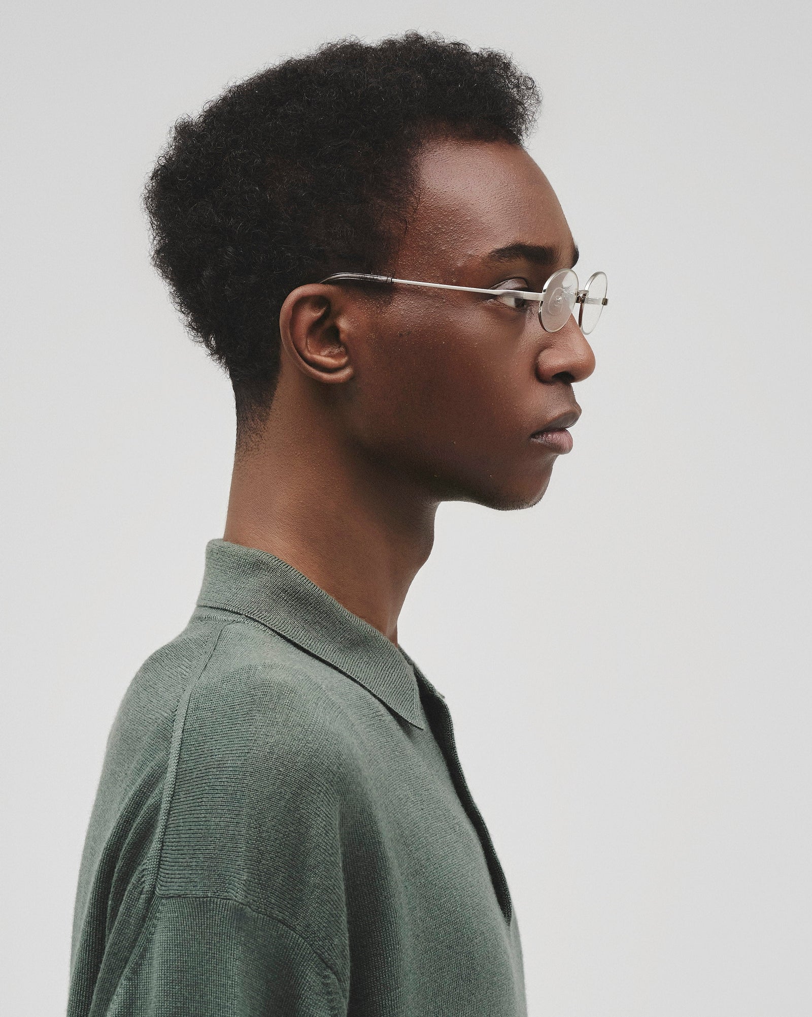NIKIのアイウェア[niki eyewear - noir / antique silver] レンズカラー : clear