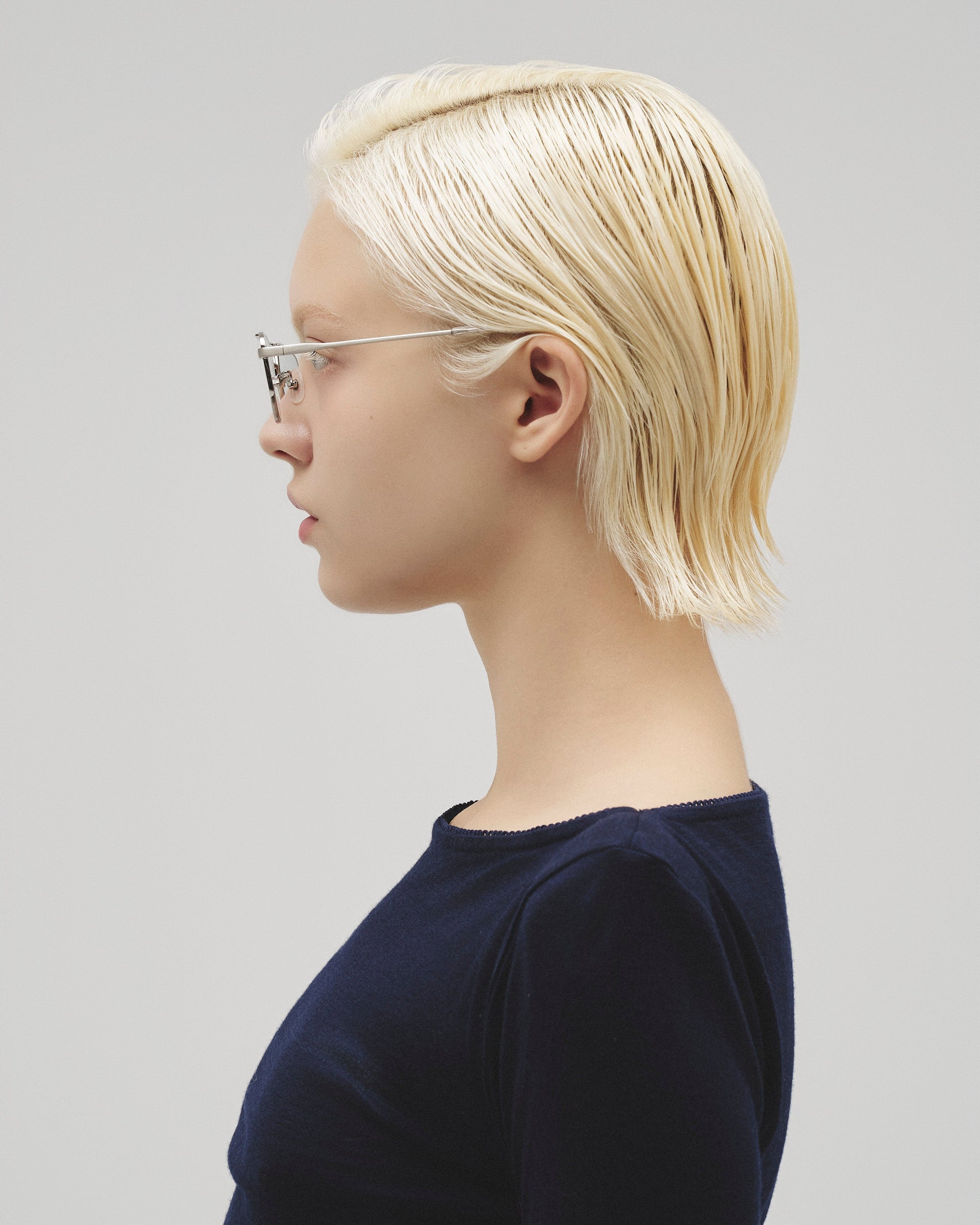 NIKIのアイウェア[niki eyewear - sable / silver] レンズカラー : clear