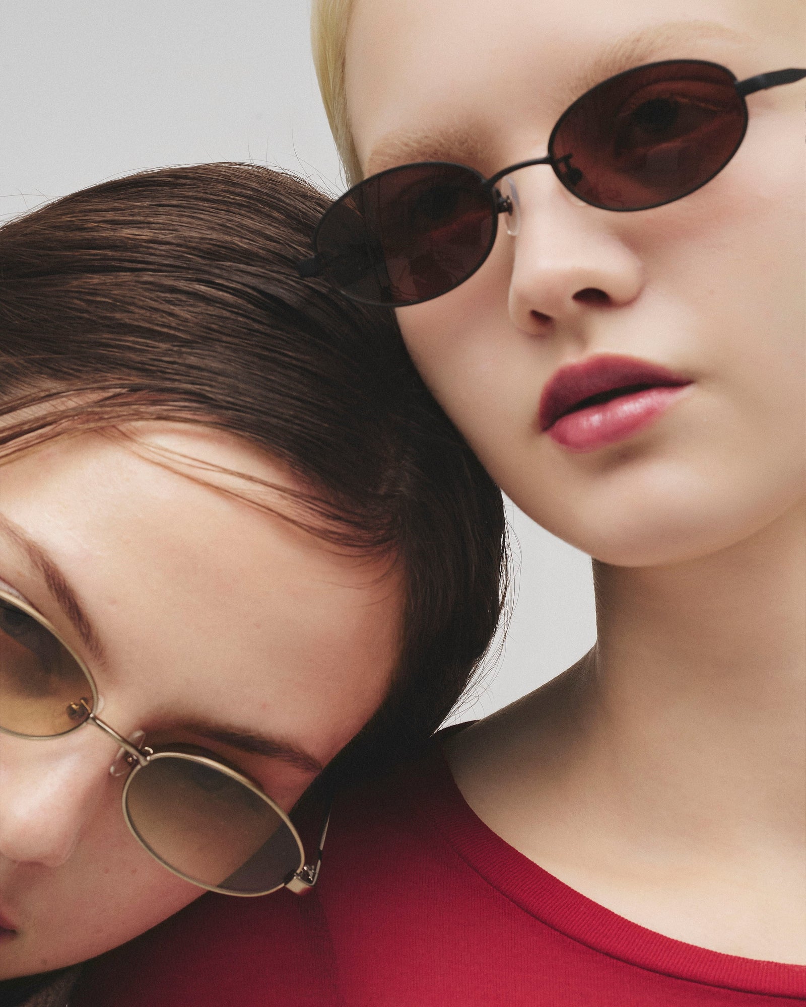 NIKIのアイウェア[niki eyewear - noir / antique gold] レンズカラー : brown half