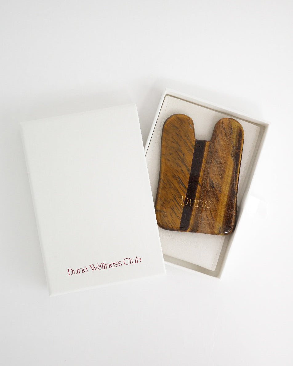 NIKIのウェルネスライン[dune wellness club - yellow tiger's eye gua sha]